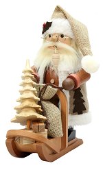 Santa on Sleigh<br>Natural Ulbricht Smoker